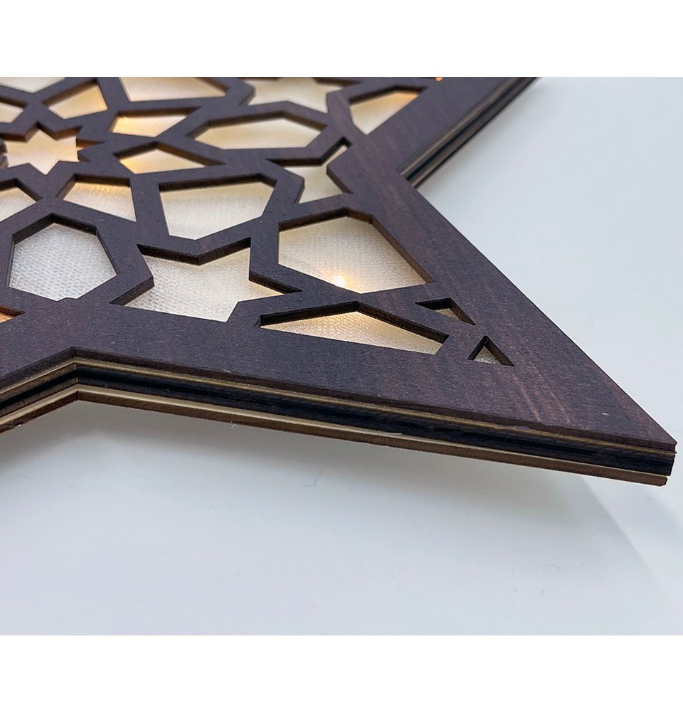 Modefa Ramadan &amp; Eid Party Star Islamic Holiday Decor | Ramadan Wall Light - Star