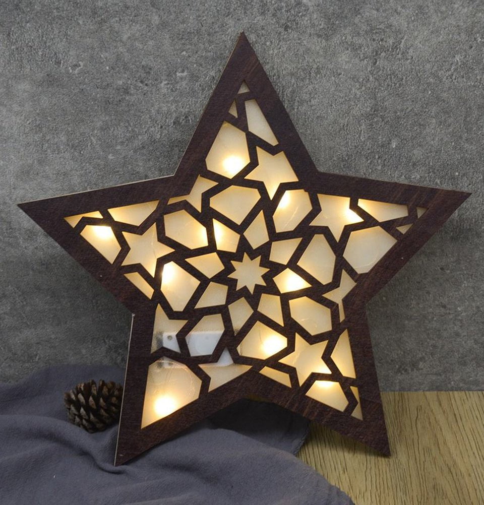 Modefa Ramadan &amp; Eid Party Star Islamic Holiday Decor | Ramadan Wall Light - Star