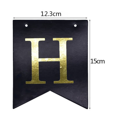 Modefa Ramadan & Eid Party Hajj Mubarak Banner - Black & Silver