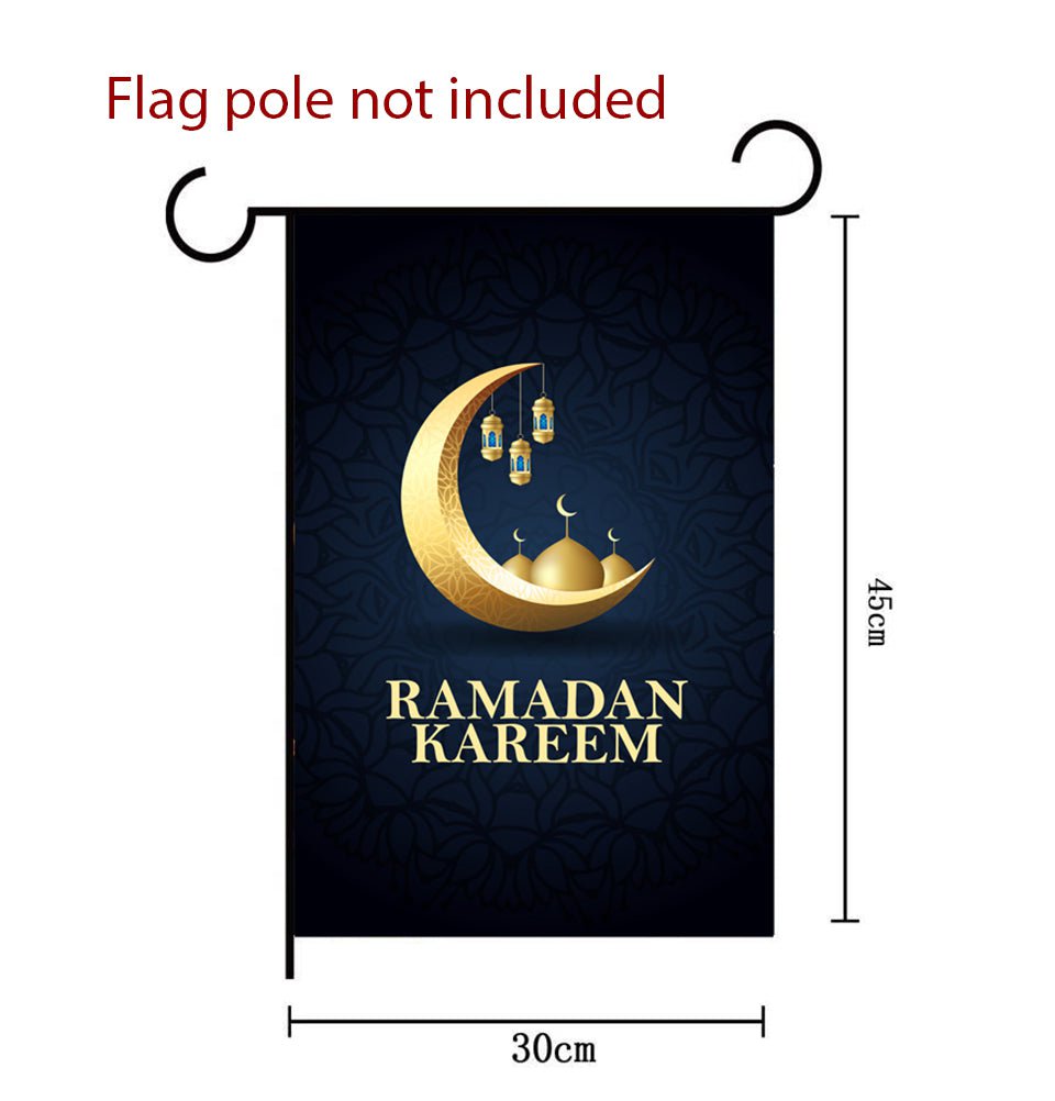 Modefa Ramadan & Eid Party Islamic Holiday Decor | Ramadan Kareem Garden Flag