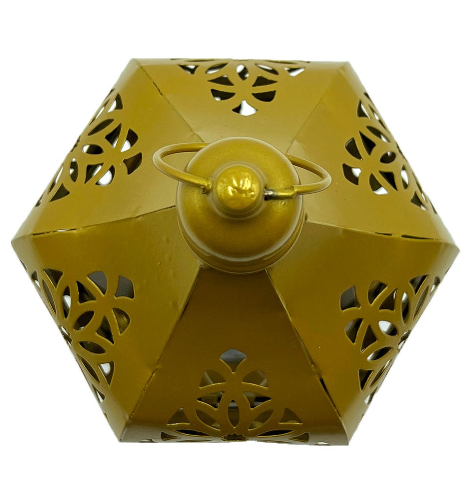 8er Set Ramadan Laternen Deko – Goldene Mini-Laternen Mit Mond & Stern, Batteriebetrieben (inkl. Batterien), Zum Aufhängen – Für Eid Mubarak & Co