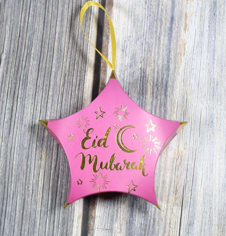 Modefa Ramadan & Eid Party Mini Eid Party Favor Star Boxes