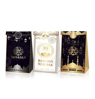 Modefa Ramadan & Eid Party Ramadan Party Favor Gift Bags with Stickers - Set of 12
