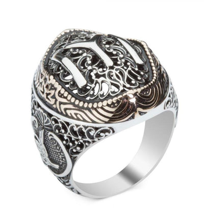 Men's Silver Turkish Ertugrul IYI & Tughra Ring