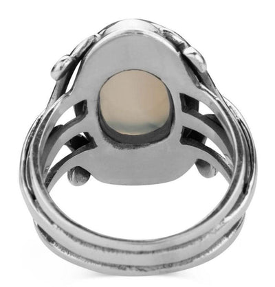 Men's Sterling Silver & Agate Licensed Payitaht Abdulhamid Ring