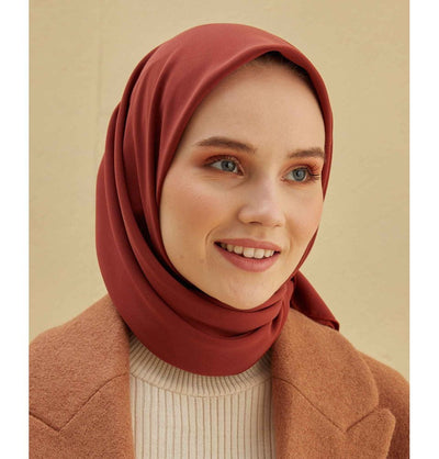 Modefa scarf Copper Medine Ipek Chiffon Square Hijab - Copper