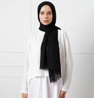 Modefa Shawl Black Modefa Cosmos Hijab Shawl - Black