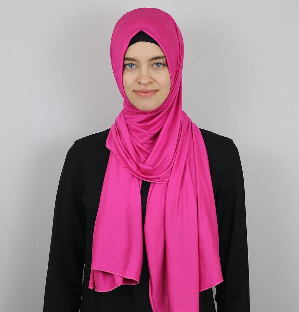 Modefa Shawl Bright Pink Modefa Premium Jersey Hijab Shawl - Bright Pink