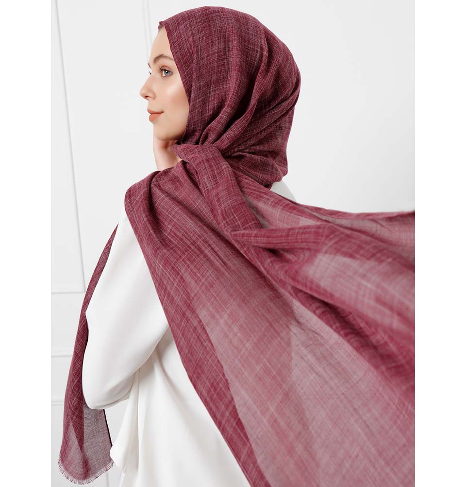 Modefa Shawl Burgundy Modefa Cosmos Hijab Shawl - Burgundy