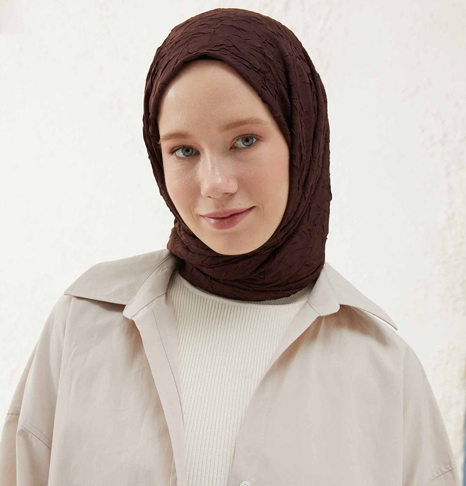 Modefa Shawl Cocoa Bamboo Viscose Summer Hijab Shawl - Cocoa