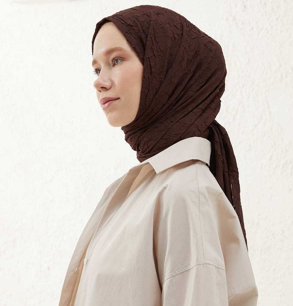 Modefa Shawl Cocoa Bamboo Viscose Summer Hijab Shawl - Cocoa