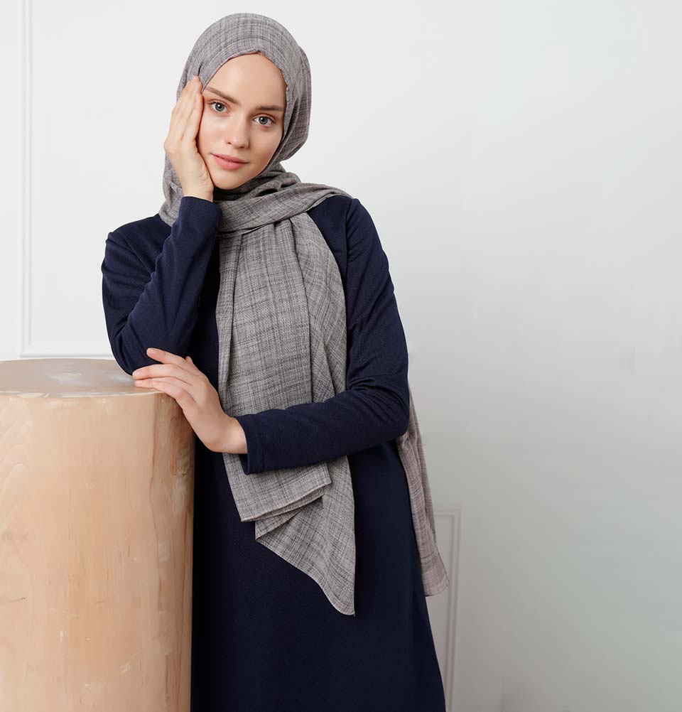 Modefa Shawl Gray Modefa Cosmos Hijab Shawl - Gray