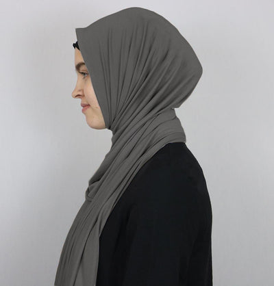 Modefa Shawl Grey Modefa Premium Jersey Hijab Shawl - Grey