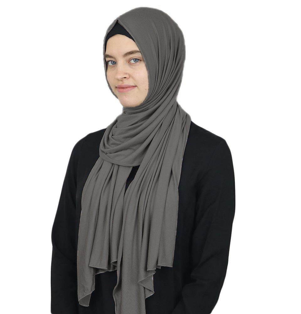 Modefa Shawl Grey Modefa Premium Jersey Hijab Shawl - Grey