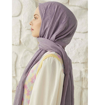 Modefa Shawl Lavender Bamboo Viscose Summer Hijab Shawl - Lavender
