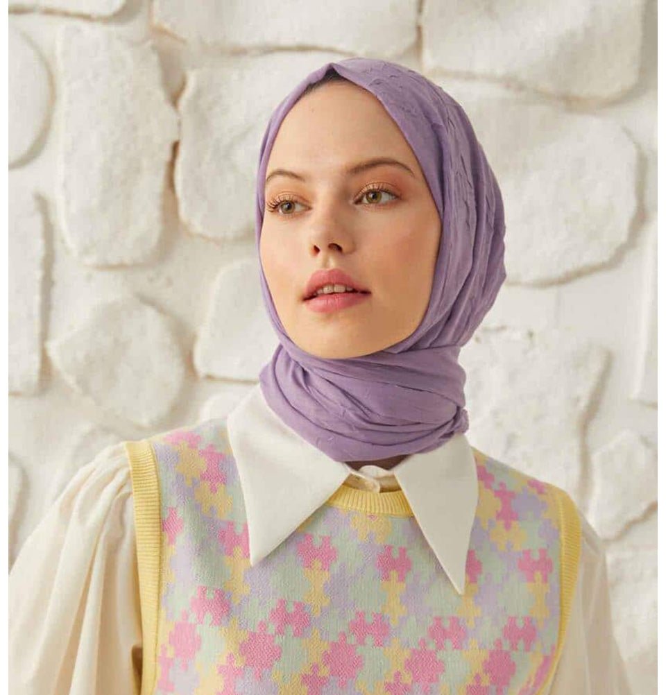 Modefa Shawl Lilac Bamboo Viscose Summer Hijab Shawl - Lilac