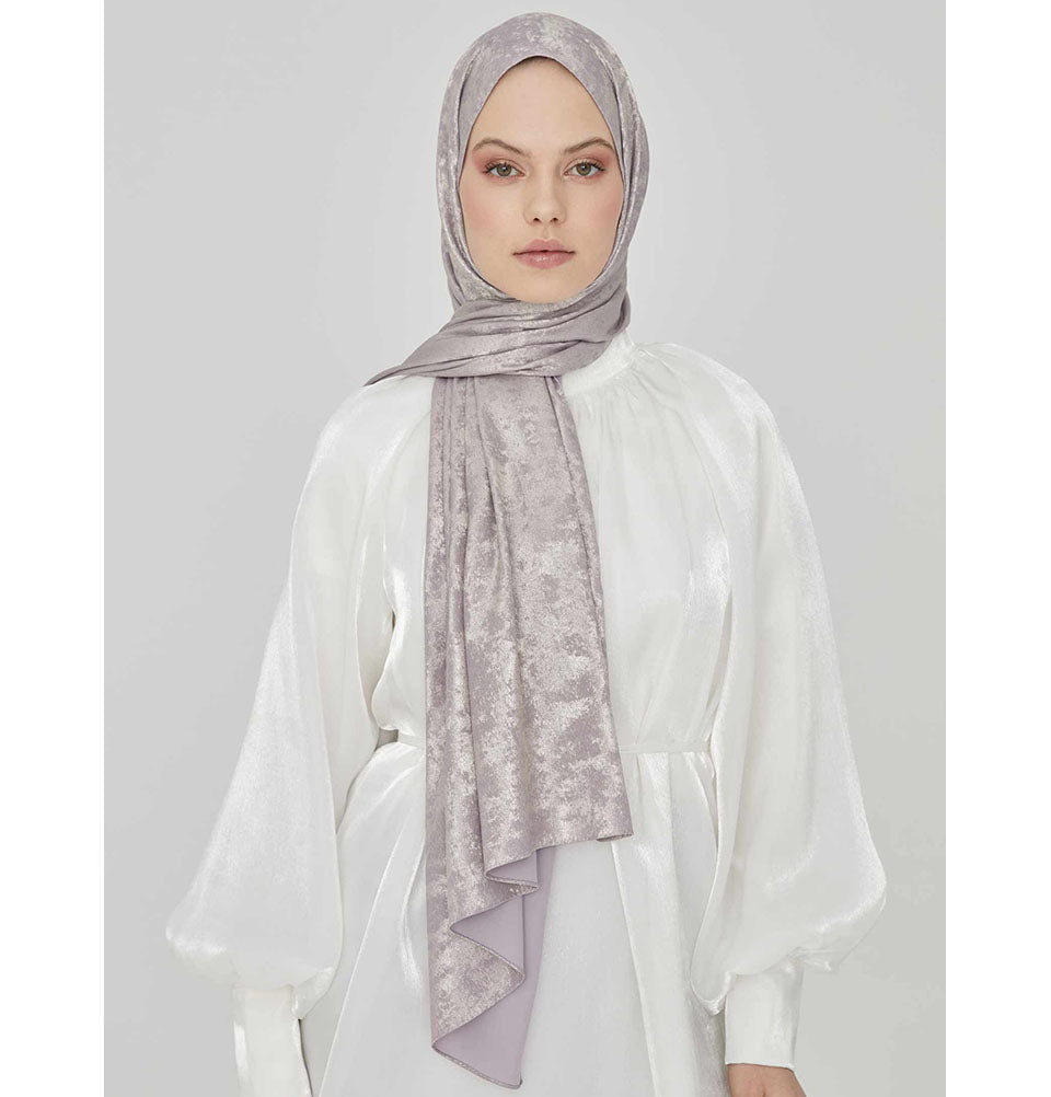 Modefa Shawl Lilac Luxury Shine Hijab Shawl - Lilac