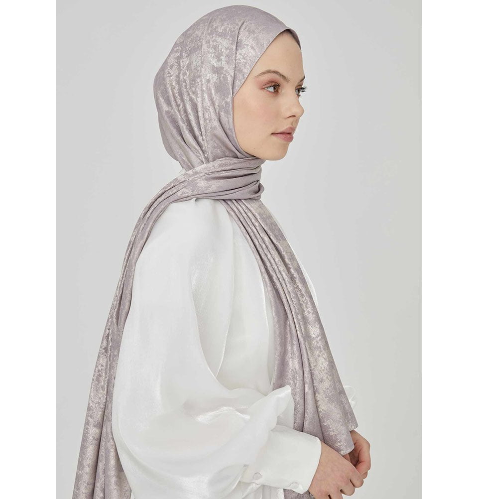 Modefa Shawl Lilac Luxury Shine Hijab Shawl - Lilac