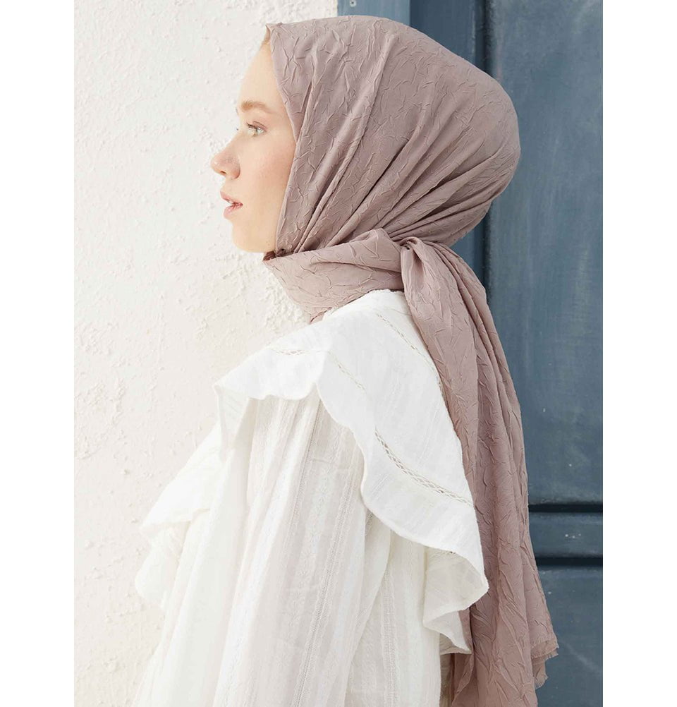 Modefa Shawl Mink Bamboo Viscose Summer Hijab Shawl - Mink