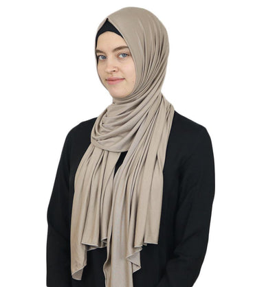 Modefa Shawl Mink Modefa Premium Jersey Hijab Shawl - Mink