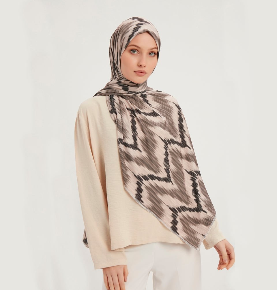 Modefa Shawl Mink Modefa Sports Hijab Shawl - Abstract Flame - Mink