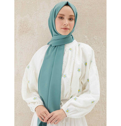 Modefa Shawl Mint Crinkle Medine Hijab Shawl - Mint