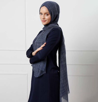 Modefa Shawl Navy Blue Modefa Cosmos Hijab Shawl - Navy Blue