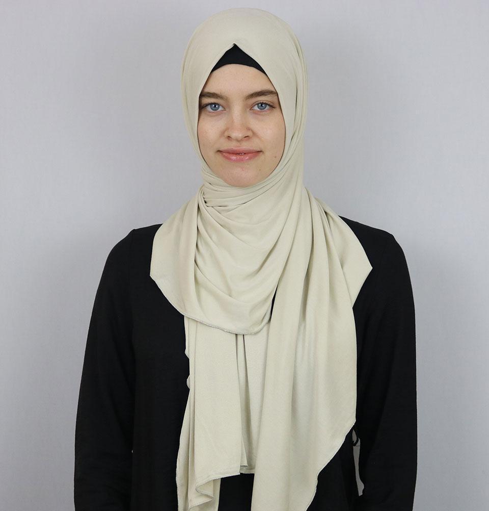 Modefa Shawl Pale Beige Modefa Premium Jersey Hijab Shawl - Pale Beige