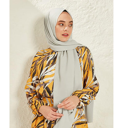 Modefa Shawl Pale Pistachio Crinkle Medine Hijab Shawl - Pale Pistachio