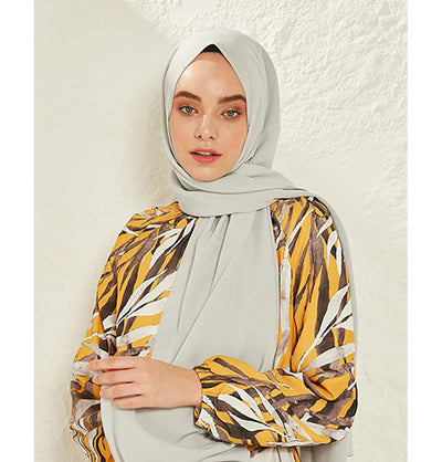 Modefa Shawl Pale Pistachio Crinkle Medine Hijab Shawl - Pale Pistachio