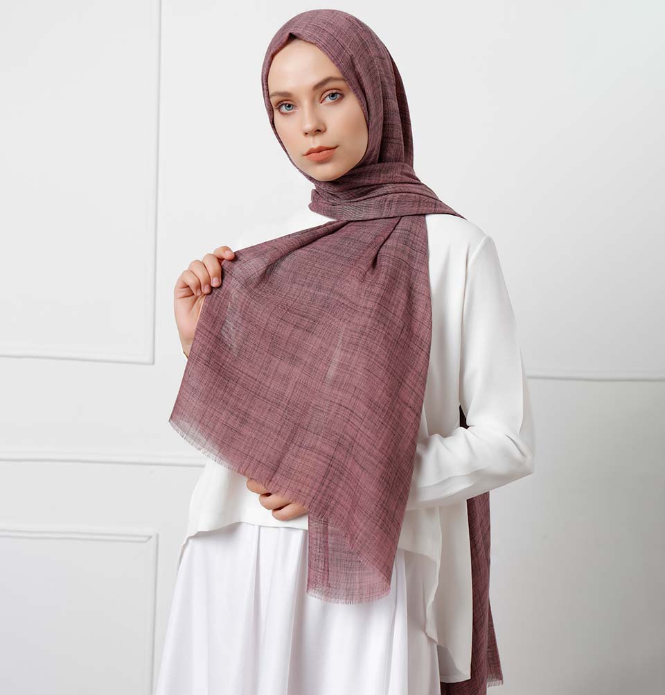 Modefa Shawl Pink/Black Modefa Cosmos Hijab Shawl - Pink & Black