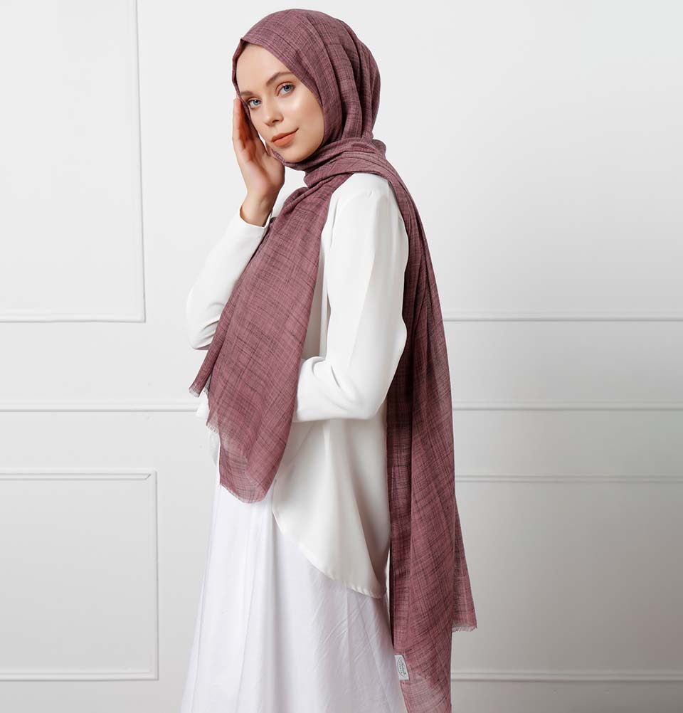 Modefa Shawl Pink/Black Modefa Cosmos Hijab Shawl - Pink & Black