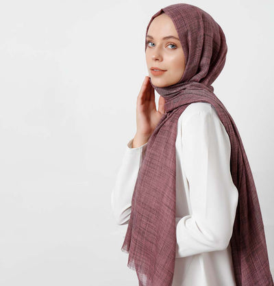 Modefa Shawl Pink/Black Modefa Cosmos Hijab Shawl - Pink & Black