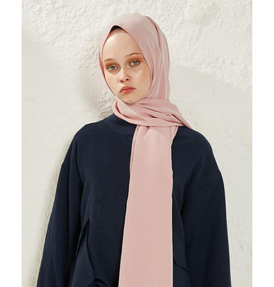 Modefa Shawl Pink Crinkle Medine Hijab Shawl - Pink