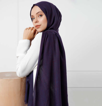Modefa Shawl Purple Modefa Cosmos Hijab Shawl - Dark Purple