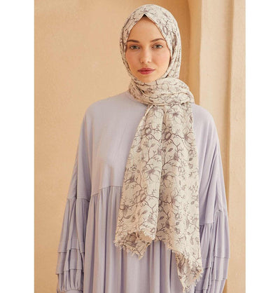 Modefa Shawl Raisin Purple Patterned Cotton Shawl | Lilies & Vines - Raisin Purple