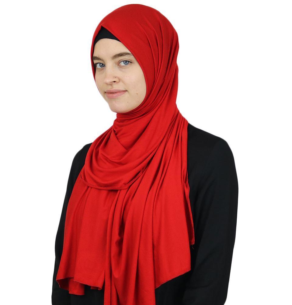 Modefa Shawl Red Modefa Premium Jersey Hijab Shawl - Red