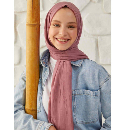 Modefa Shawl Rose Pink Bamboo Viscose Summer Hijab Shawl - Rose Pink