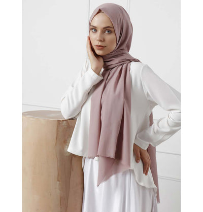 Modefa Shawl Rose Pink Solid Natural Cotton Shawl - Rose Pink
