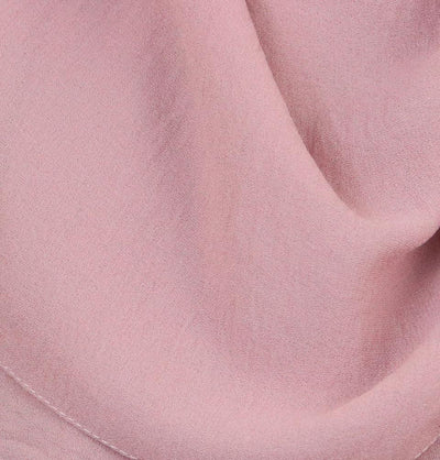 Modefa Shawl Rose Pink Textured Crepe Hijab Shawl Rose Pink