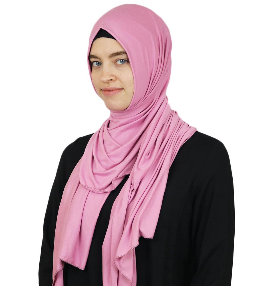 Modefa Premium Jersey Hijab Shawl - Sweet Pink
