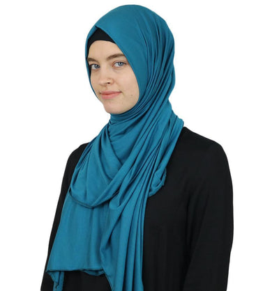 Modefa Shawl Teal Modefa Premium Jersey Hijab Shawl - Teal