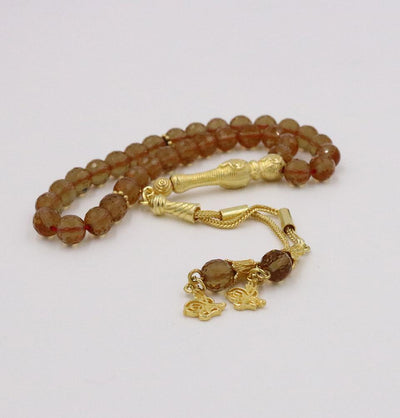 Luxury Islamic Tesbih Zultanite Sterling Silver Tughra 33 Count