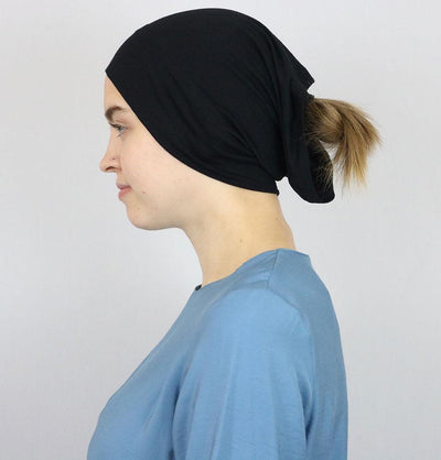 Modefa Jersey Tube Bonnet Underscarf - Black