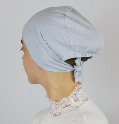 Modefa Underscarf Grey Modefa Non-Slip Cotton Bonnet - Light Grey