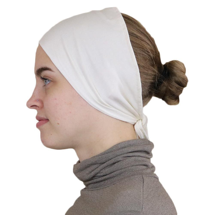Bandana Foulard Cofano Sottomano Hijab XL BONE – Donna, Nuovo Senza Etichette - Foto 6