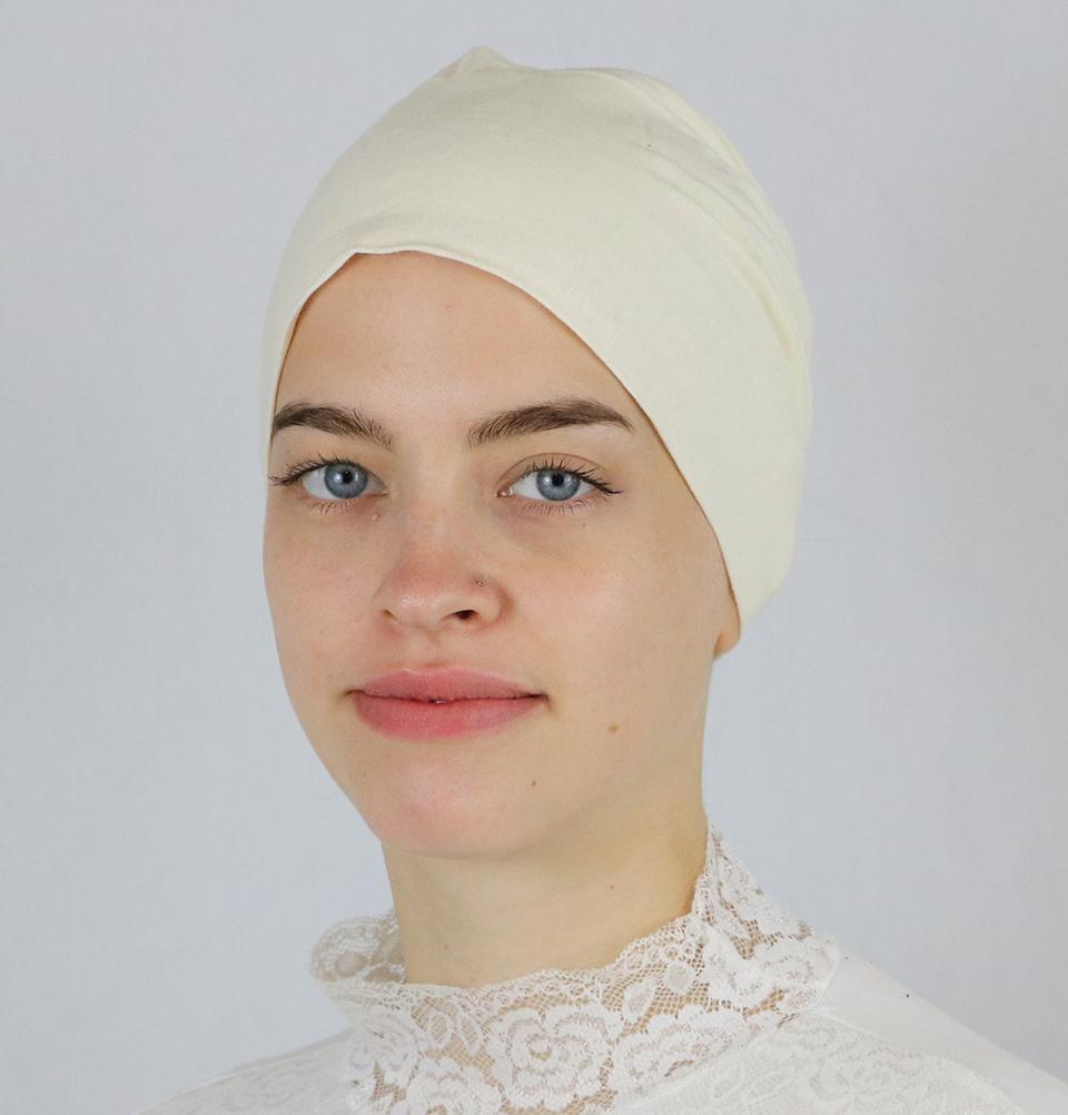 Modefa Non-Slip Cotton Bonnet - Ivory