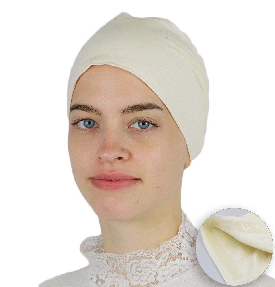 Modefa Non-Slip Cotton Bonnet - Ivory