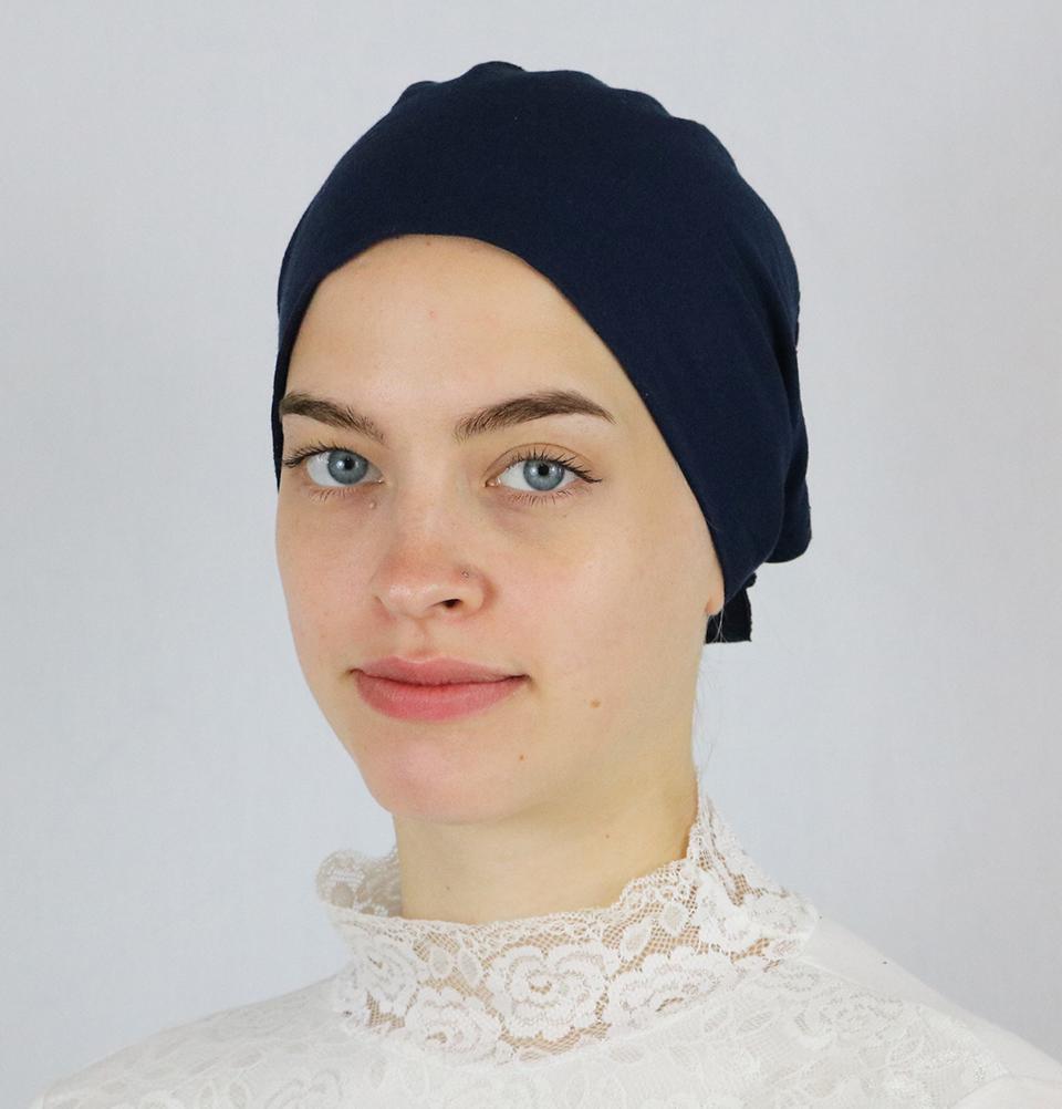 Modefa Non-Slip Cotton Bonnet - Navy Blue