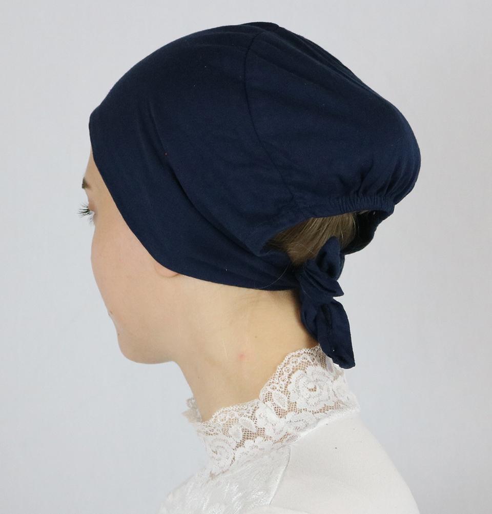 Modefa Non-Slip Cotton Bonnet - Navy Blue